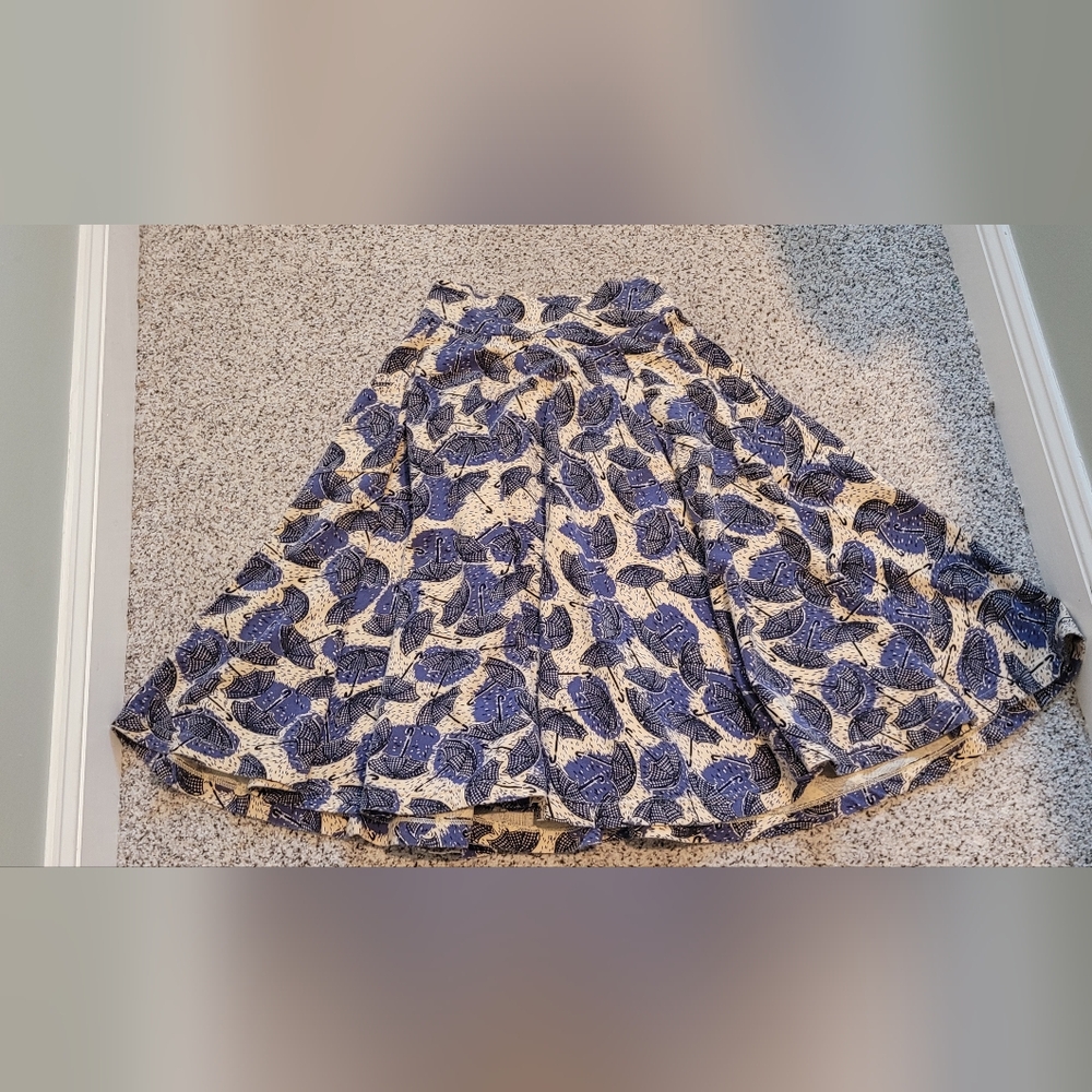 Effie's Heart Rainy Day Umbrella Print Skirt - Picture 6 of 11